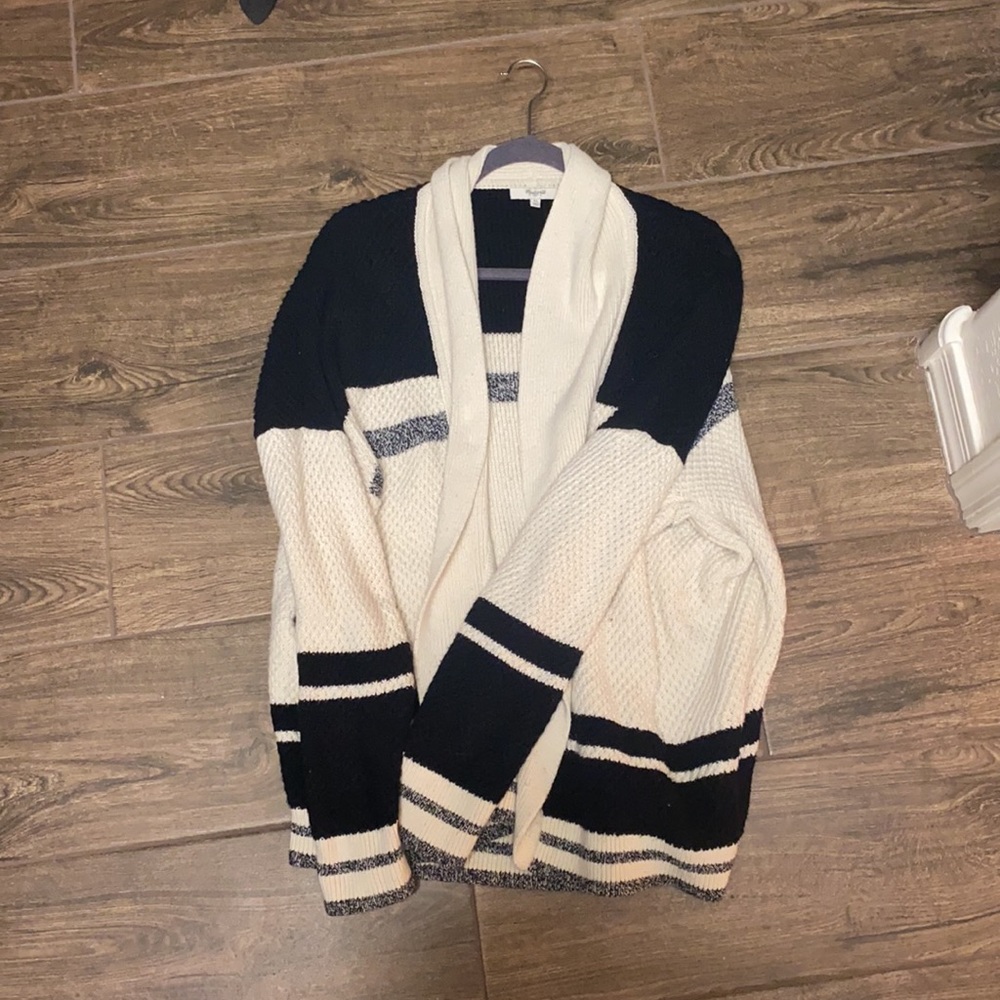 Madewell striped cardigan